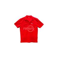 14944L-RED POLO SHIRT - LARGE
