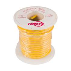 6715-PRIMARY WIRE YELLOW 16 AWG 25'