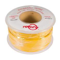 6819-PRIMARY WIRE YELLOW 16AWG 100'